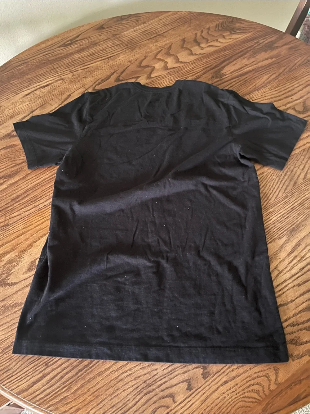 Nike Black Short-Sleeve Tee with White Swoosh